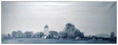 Kirche von Nostitz 80x30 Kunstgalerie Affeere
