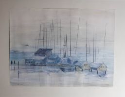 Morgenkühle acryl, virtual art gallery Affeere